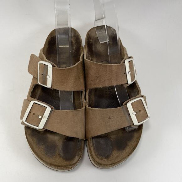 Birkenstock Arizona Super Grip Sandals Womens Size 37, US 6-6.5 Leather Soft FB - Picture 9 of 9
